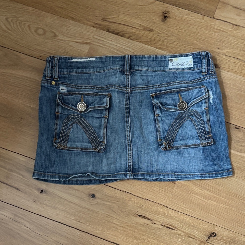O'Neill Blue Denim Mini Skirt